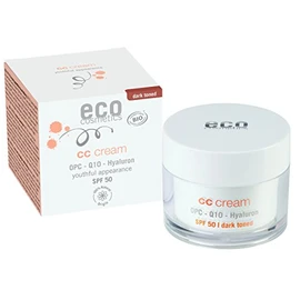 eco cosmetics CC Cream LSF 50 - getönt dunkel