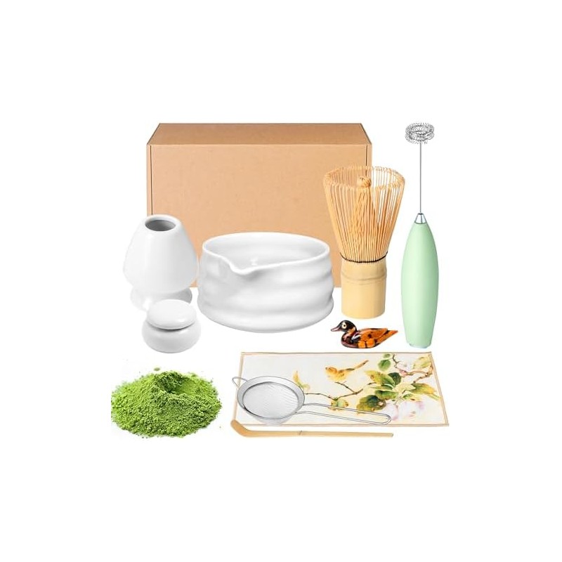 Juego de batidor de matcha y tazón, kit de fabricación