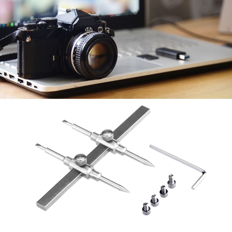 Camera Lens Spanner Wrench Double Headed Professional Stainless Steel Camera