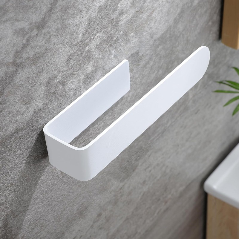 Self Adhesive Hand Towel Holder U Shaped Space Saving Acrylic