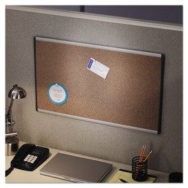 Quartet ARCB3018 Cork Bulletin Board, f/Cubicle, 30-Inch x18-Inch, Natural