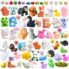 70pcs Mini Tiny Resin Animals for Fairy Garden Decor, Collectible,