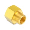 TAILONZ PNEUMATIC 2PCS Brass Pipe Fitting, Reducer Adapter, 1/8-Inch Male