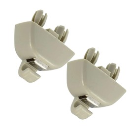 UpAmcarker 4F0857561 2Pcs Sun Visor Support Clip Retainer Compatible with A6 Quattro A7 A8 RS6 Compatible with Passat B7 Polo 6RD857561 6R0857561 (Beige)