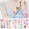 Pink Axolotl Temporary Tattoos-10 Sheets 70+ Axolotls Birthday Party Decorations