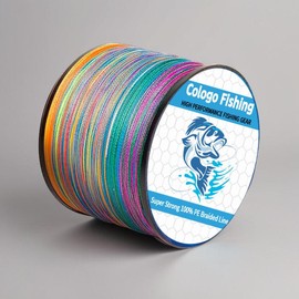 4-strand PE Braided Fishing Line, 500m/1640ft Fishing Line, Anti-abrasion Braided Line, Strong, Durable, and Long-lasting Fishing Accessories, Fishing Equipment - Color: Multicolor, Specification: 546YDS-0.45mm-80LB