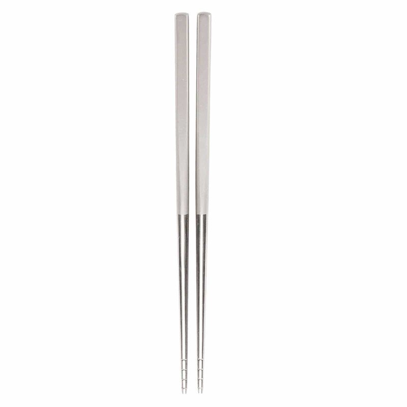 SILVERANT Titanium Chopsticks, Lightweight Titanium Travel Cutlery Camping Set for