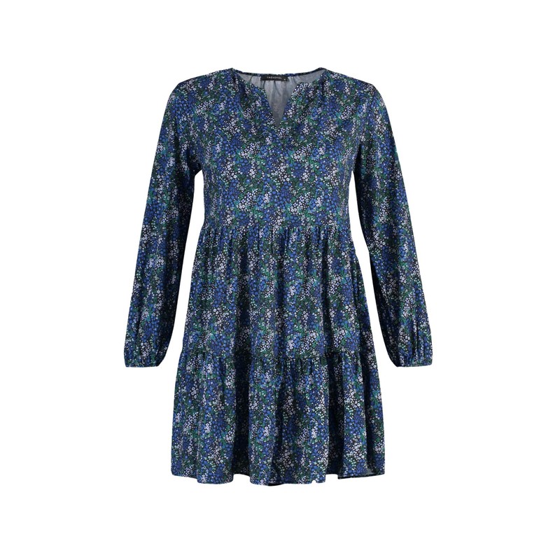 TRENDYOL Women's Midi Shift Dress, blue