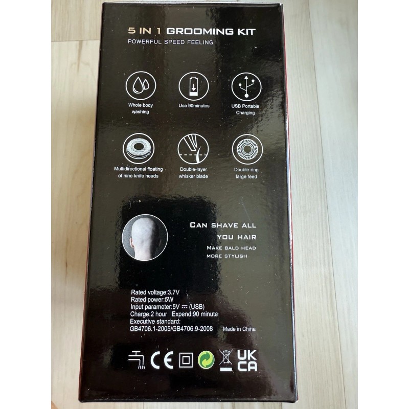 Unbranded NEW - Electric Shaver Nine Heads quick shave 5-in-1