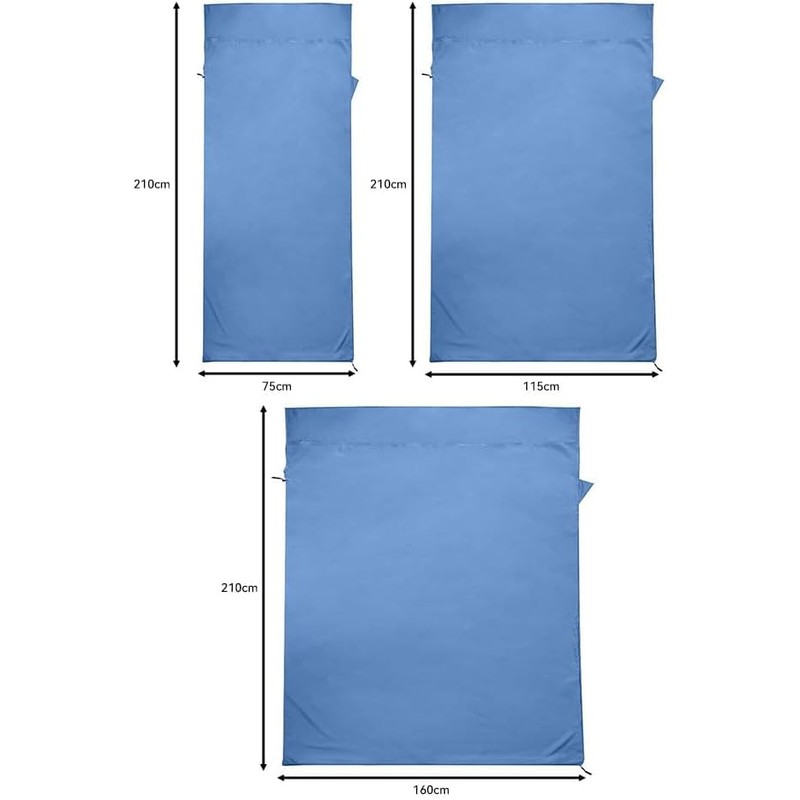 JZS Sleeping Bag Liner,Portable Hotel Travel Sheets Single & Double