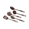 Amco 5-Piece Stainless Steel Cooking Utensil Set, Copper Finish -