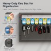 DidiHere 16-Key Cabinet Organizer, Key Lock Box Secured Key Holder