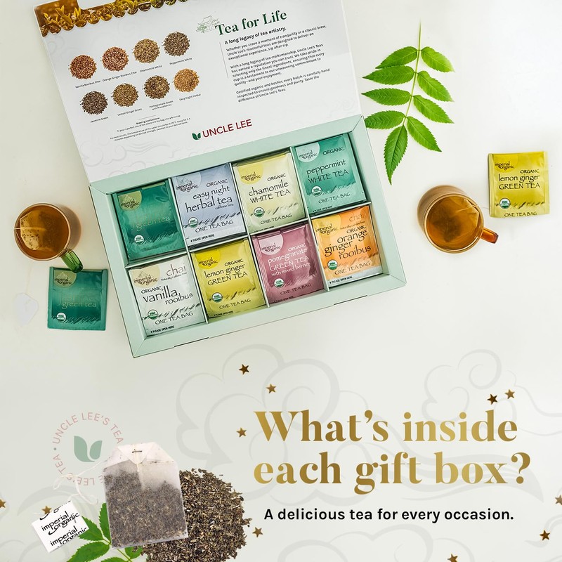 Uncle Lee’s Organic Tea Variety Gift Set – Wellness Collection