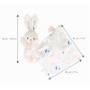 Janod Carre Douceur DOUDOU Lapin Blanc DELICAT 17CM