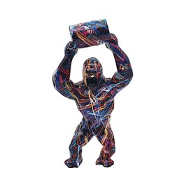 Lesser & Pavey Ornament, Resin, Gorilla Small, One Size