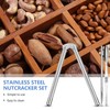 Artcome 8 Pcs Nutcracker Stainless Steel Nut Cracker Set -