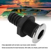 25mm Thru Hull Fitting Nylon Impact Resistance Leakproof Long Lasting