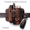 Gentlestache Multitool Belt Sheath, EDC Leather Belt Organizer, Belt Holder