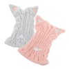FOMIYES 2pcs Cat Hair Hat Cute Microfiber Hair Drying Towels