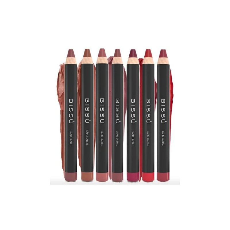 Lápiz Labial BISSÚ Piel Canela 01 (03 Cajeta Quemada)