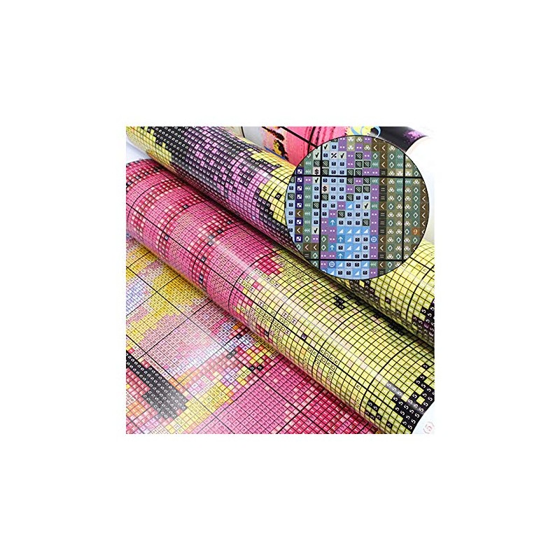 Stitchmelody 14CT Counted Cross Stitch Kits,Unprinted Pattern Embroidery Set,DMC Threads-Holiday