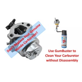 CleanCarburetor DON'T REPLACE GENUINE CARBURETOR FOR ALL GENERAC PRESSURE WASHER HONDA GC ENGINE