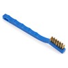 Forney 70489 Wire Brush, Brass with Plastic Handle, 7-1/4-Inch-by-.006-Inch