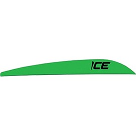 Bohning Ice Vane (100 Pack), Neon Green, 3"