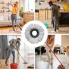 4 Pack Spin Mop Heads, Spin Mop Heads Replacement, Universal