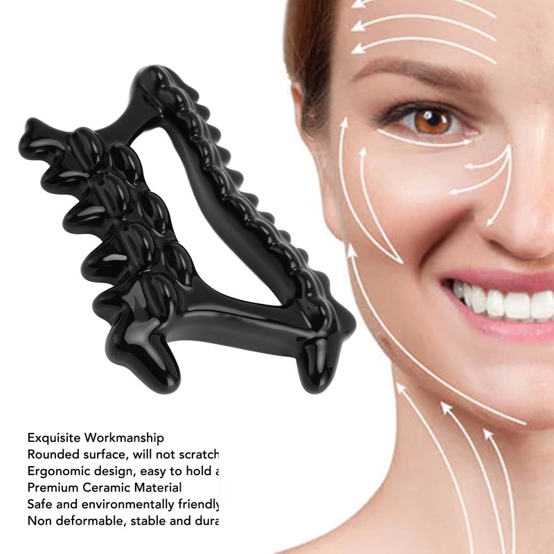 Gua Sha Tool Ceramic Soreness Relief Lymphatic Drainage Face Body