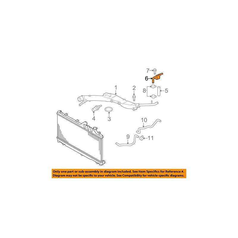 SUBARU (subaru) Genuine Parts Pipe uo-ta Bypass Part Number 14067aa140