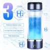 Lyaciomn Hydrogen Water Bottle, Hydrogen Water Generator, 420ML Portable Hydrogen