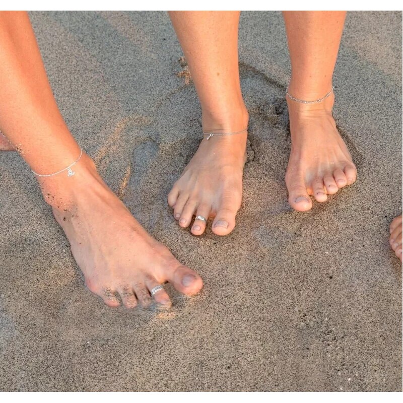 Undisclosed Extra Thin Band Toe Ring 1 mm