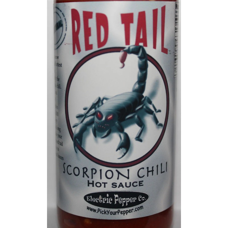 Red Tail Scorpion Hot Sauce Trinidad Moruga Red Tail Wax