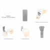 JEINAPA Pill Cutter with Auto Centering Device, Aluminum Pill Splitter