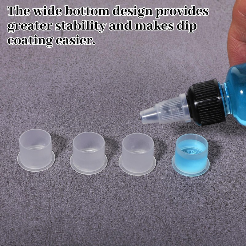 1000 Pcs Tattoo Ink Cups with Large Wide
