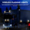 INHTGEAS Magnetic Strobe Lights - Wireless Strobe Hazard Light Kit