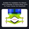 Aolyty Solar Strobe Warning Light IP54 Waterproof LED Flashing Safety