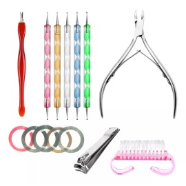 Mouyic Alicata + Corta Uñas + Empuja Cuticula +punteros + Cintillas