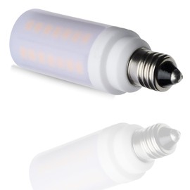 Satco 5W T6 LED Mini Candelabra Bulb, Frost Finish, 3000K Soft White, 120 Volt, Residential Commercial, Indoor Enclosed Fixtures, Damp Locations, Chandeliers, Pendants, Accent Lighting