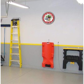 Decorative Concepts Rat Fink Race Garage 16" Light Up Green Neon Clock