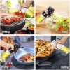 NGECORS Oil Sprayer Mister Bottle Dispenser for Cooking Baking BBQ,