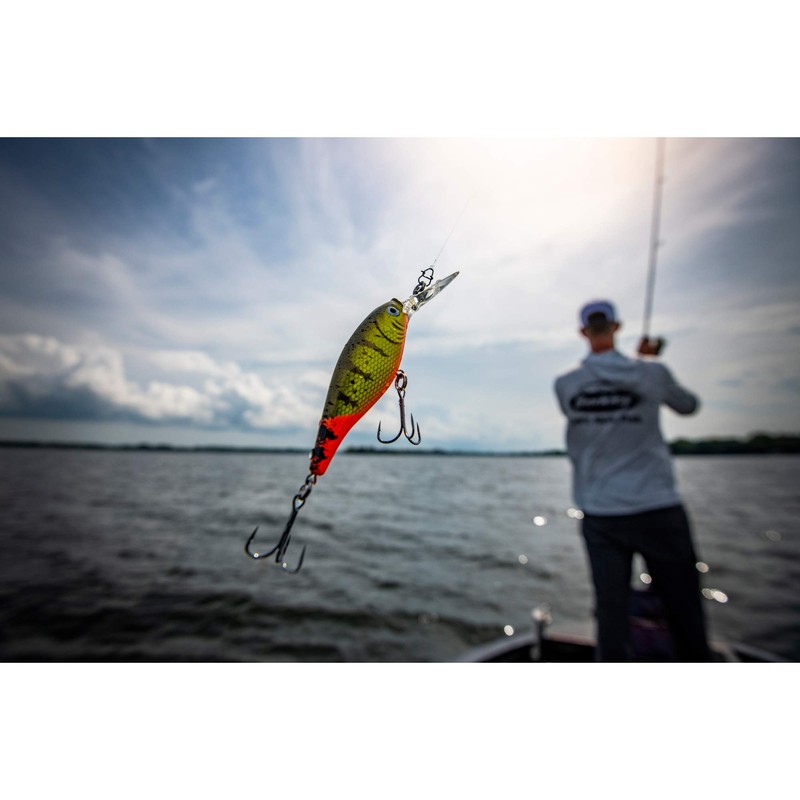 Berkley Flicker Shad Fishing Lure, Slick Chartreuse, 3/16 oz, 2in