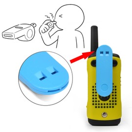 HYS Radio Belt Clip Compatible with Motorola Talkabout Tlkr T92 H2O PMR446 2-Way Walkie Talkie (4-BLUE)