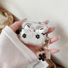 MINSCOSE Compatible with AirPods Pro 2 Clear Case,Cute Cartoon Flower