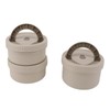 Insulated Food Container Beige 316 Stainless Steel Round Sealed Leak