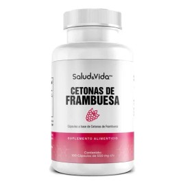 Cetonas de Frambuesa 500 mg | 100 Cápsulas | Salud&Vida