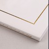 Clairefontaine 36176C Triomphe GOLD Collection A White Sewn Notebook -