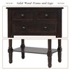 LUMISOL Narrow Hall Console Table, Slim Entryway Sofa Table with