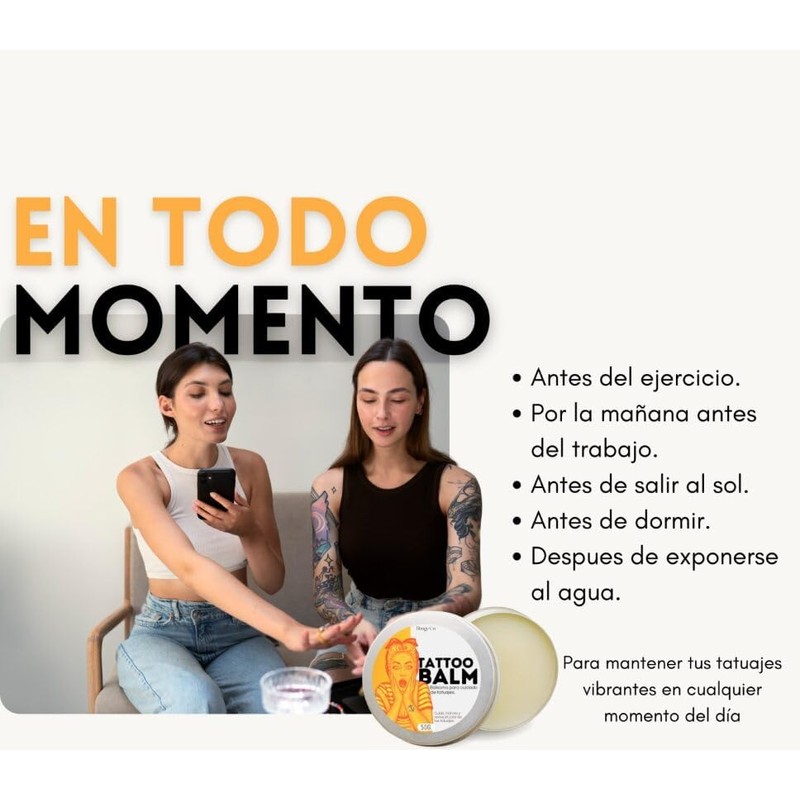 Pack Tatto Balm Balsamo para Tatuajes con 2 piezas de
